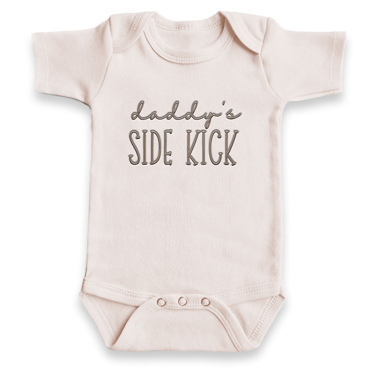 Daddy's Side Kick ONESIES® | Custom Father's Day Embroidery momdad117