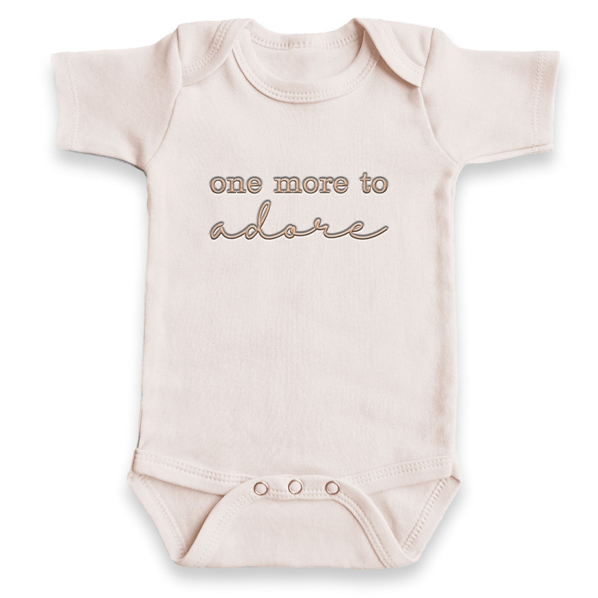 One More to Adore ONESIES® | Cute Custom Going Home Outfit Embroidery P9