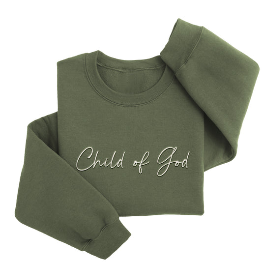 Child of God Sweater | Custom Religious Embroidery Rel1011