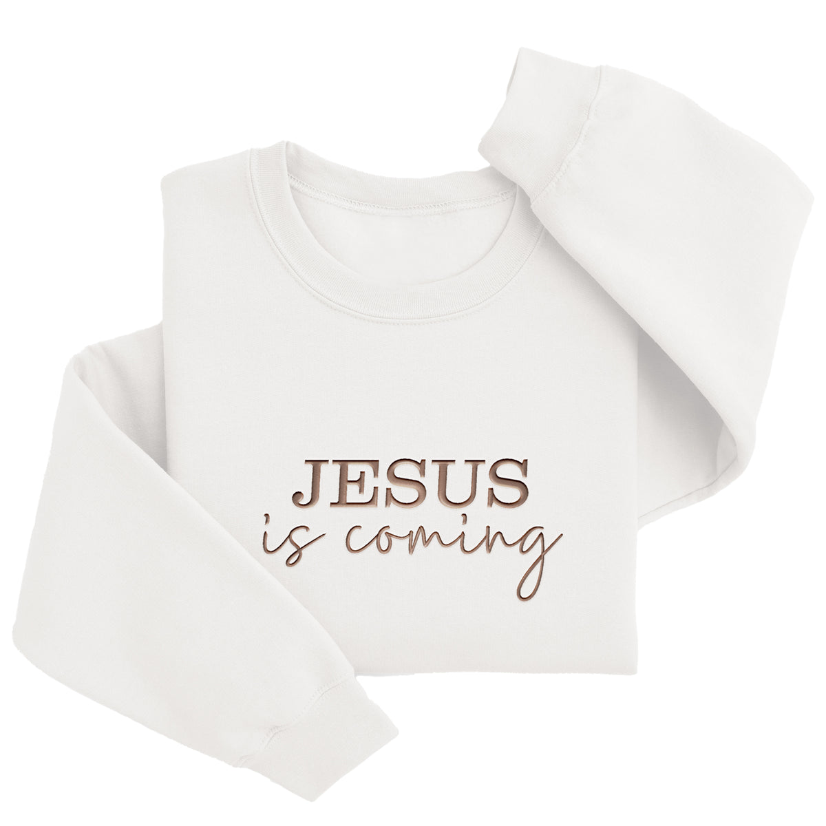 Jesus is Coming Sweater | Custom Christian Embroidery Religious 1009