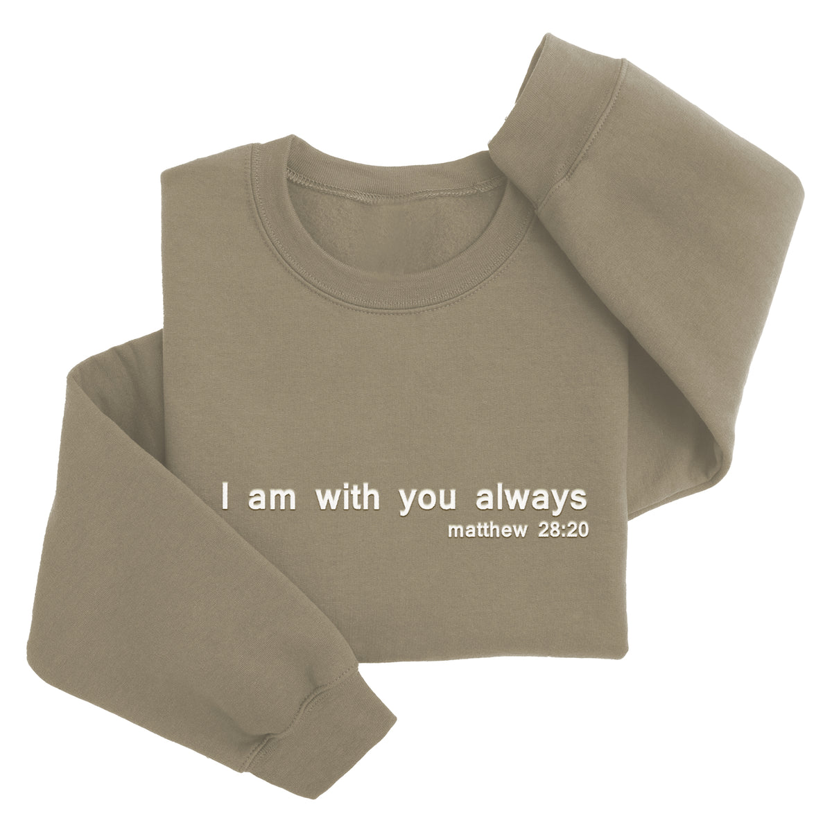 Mathew 28:20 Sweater | Custom Christion Embroidery Religious1031