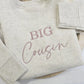 Big Cousin Kids' Sweater | Custom Matching Family Embroidery S12