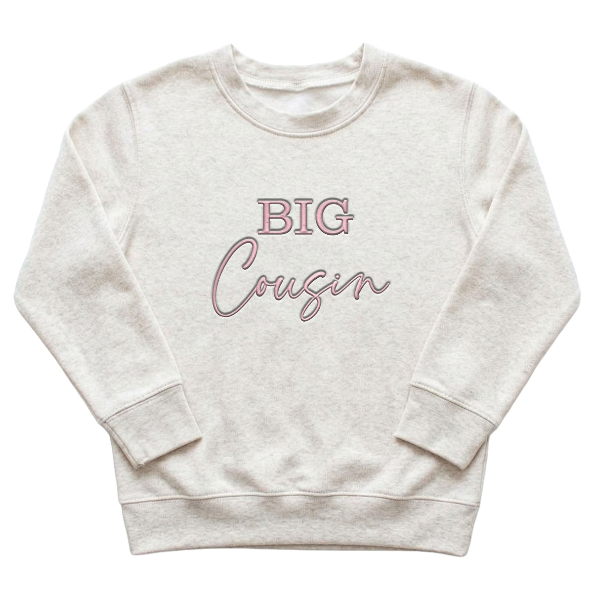 Big Cousin Kids' Sweater | Custom Matching Family Embroidery S12