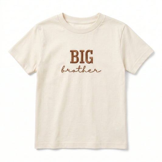 Big Brother T-Shirt | Embroidered Toddler & Youth Clothing S1