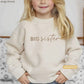 Big Sister Kids' Sweater | Custom Matching Sibling Embroidery S28