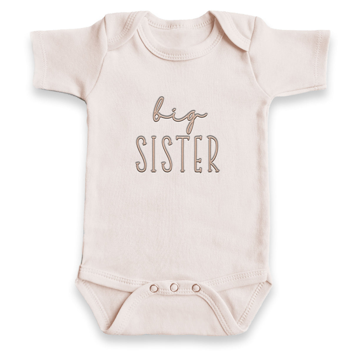 Big Sister ONESIES® | Custom Embroidered Baby Announcement Siblings 817
