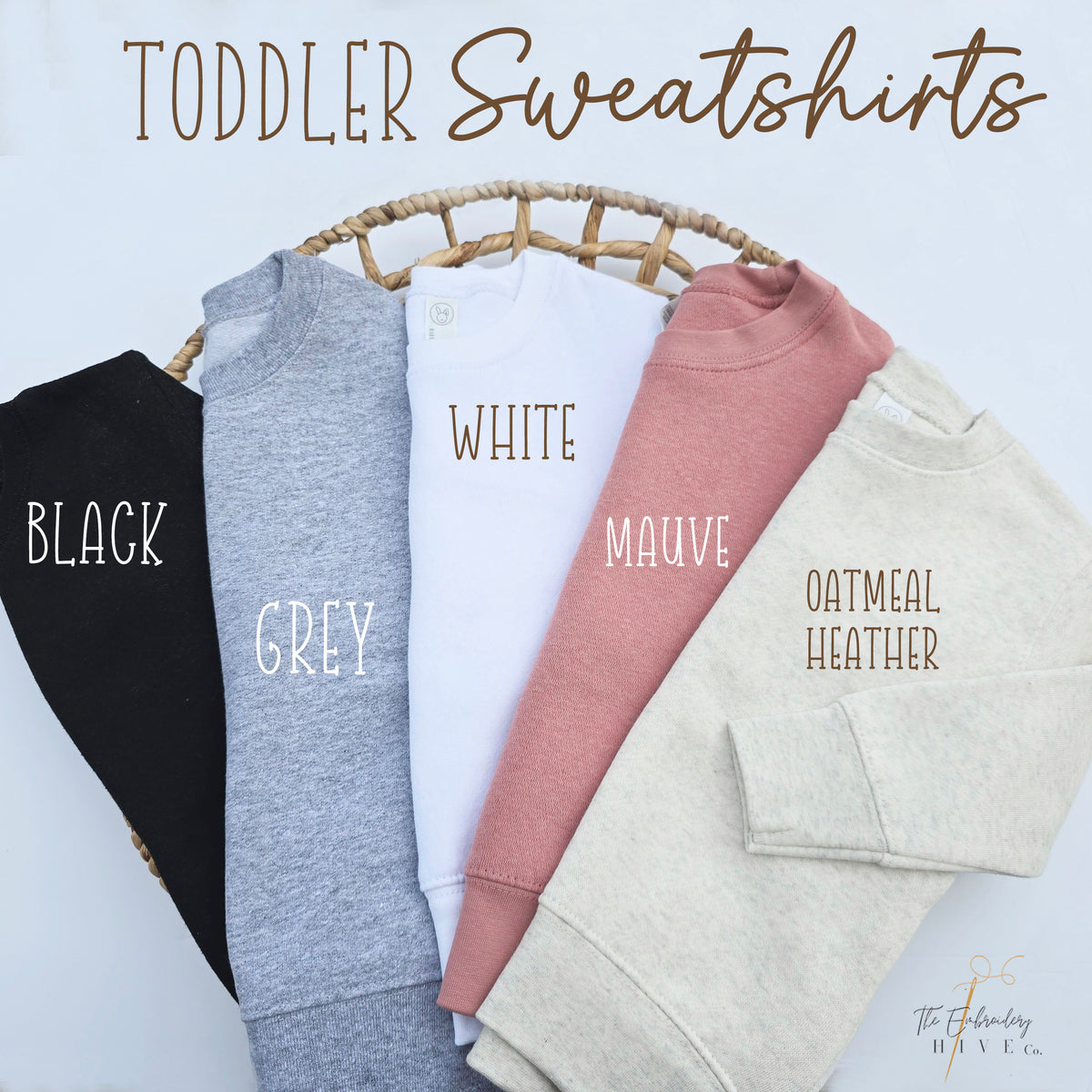Personalized Name Kids' Sweater | Cute Custom Embroidered Crewneck Z41
