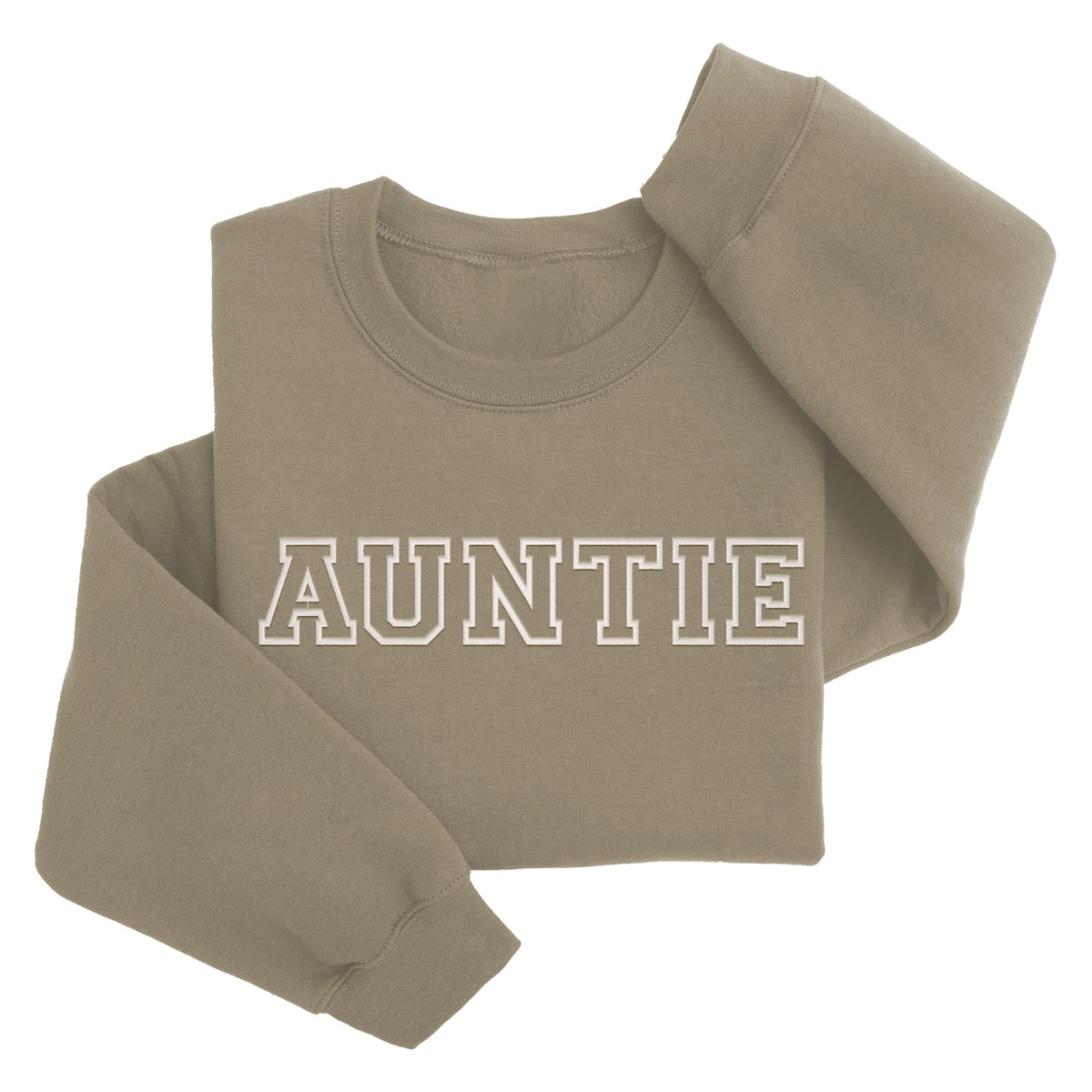 Classic Auntie Sweater | Custom Matching Family Embroidery W102