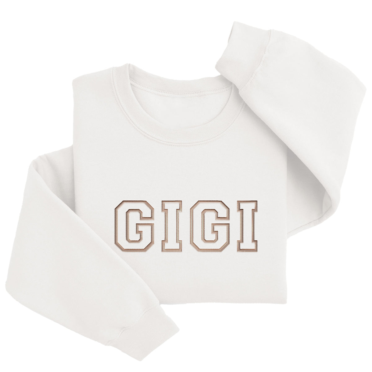 Classic GIGI Sweater | Custom Embroidered Grandma Crewneck W106
