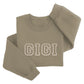 Classic GIGI Sweater | Custom Embroidered Grandma Crewneck W106