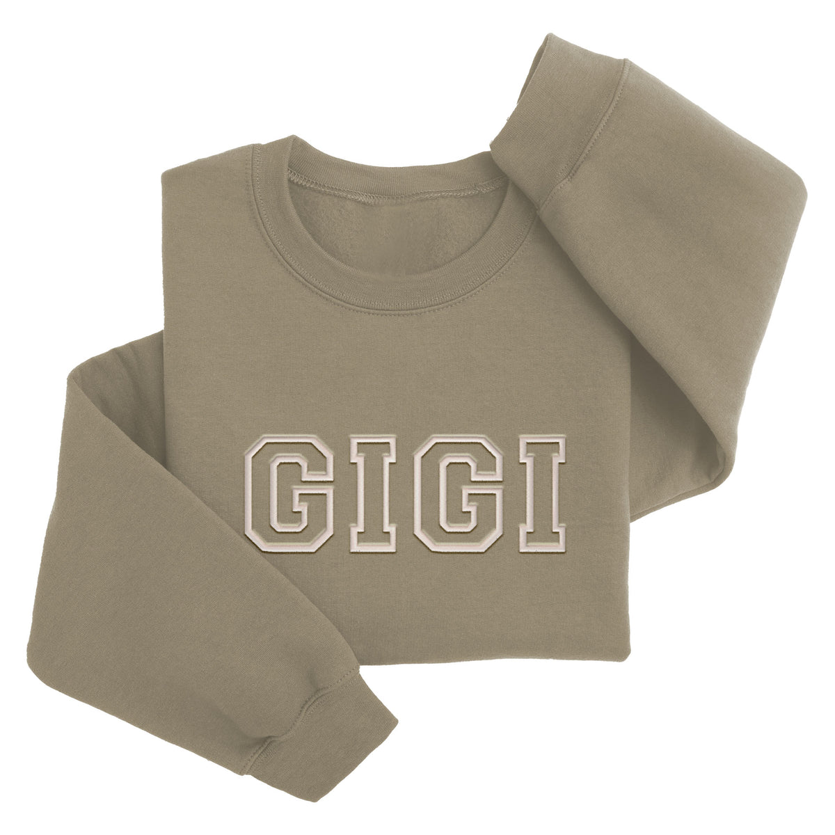 Classic GIGI Sweater | Custom Embroidered Grandma Crewneck W106