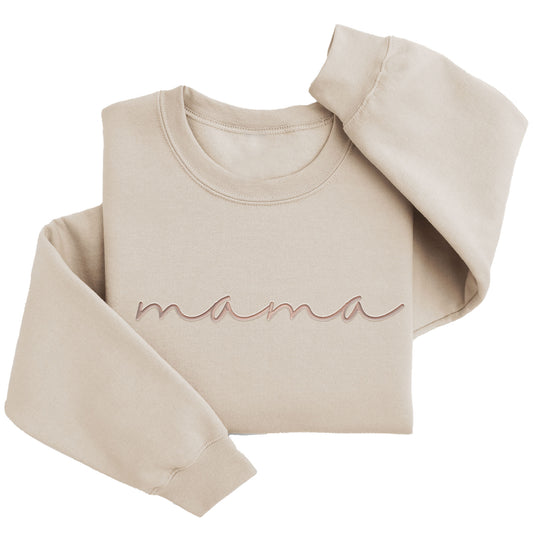 Minimalist Mama Sweater | Custom Matching Family Embroidery W124
