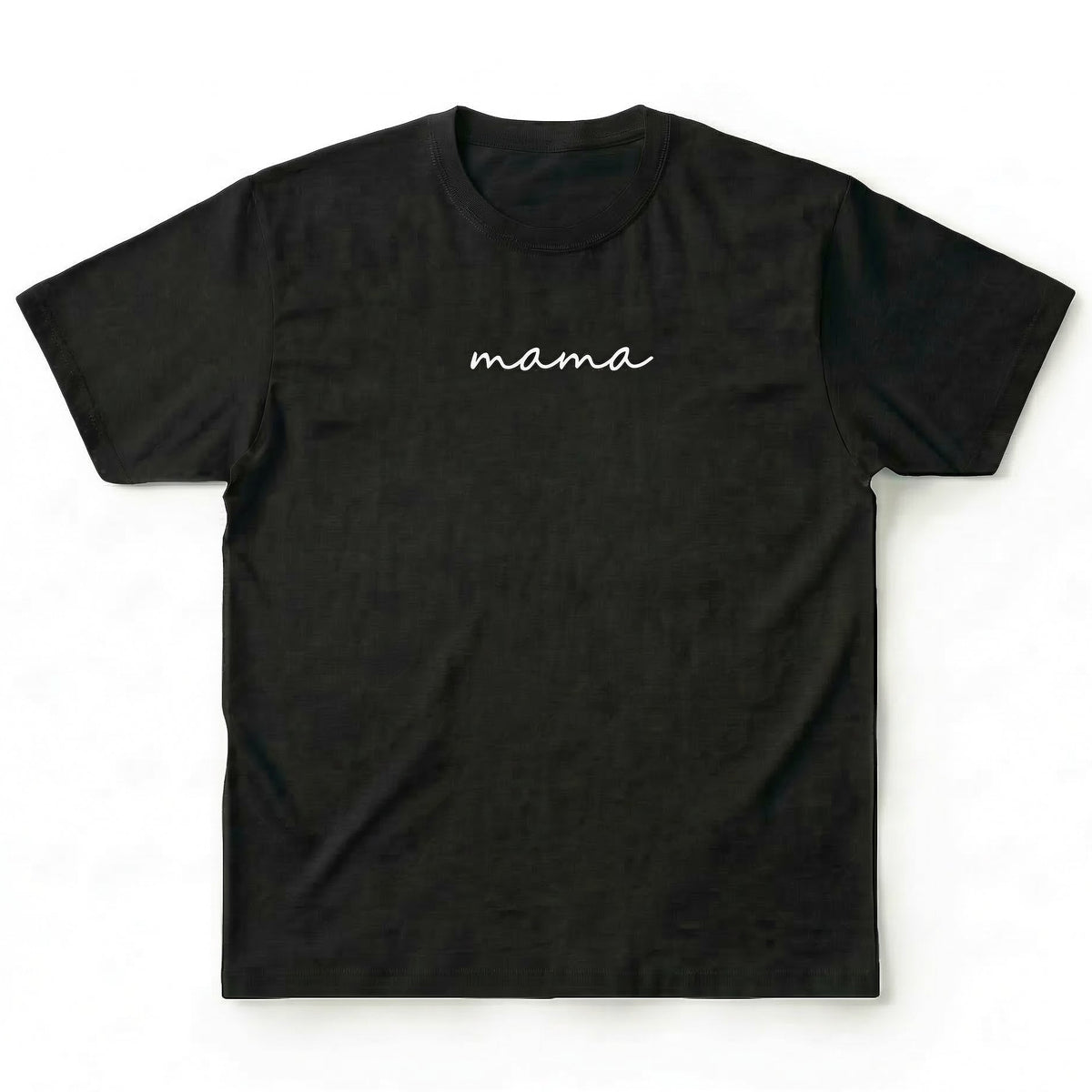 Dainty Mama T-Shirt | Custom Embroidered Minimalist Cotton Tee W129