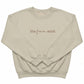 The Fun Aunt Sweatshirt | Cute Embroidered Crewneck for Auntie W197