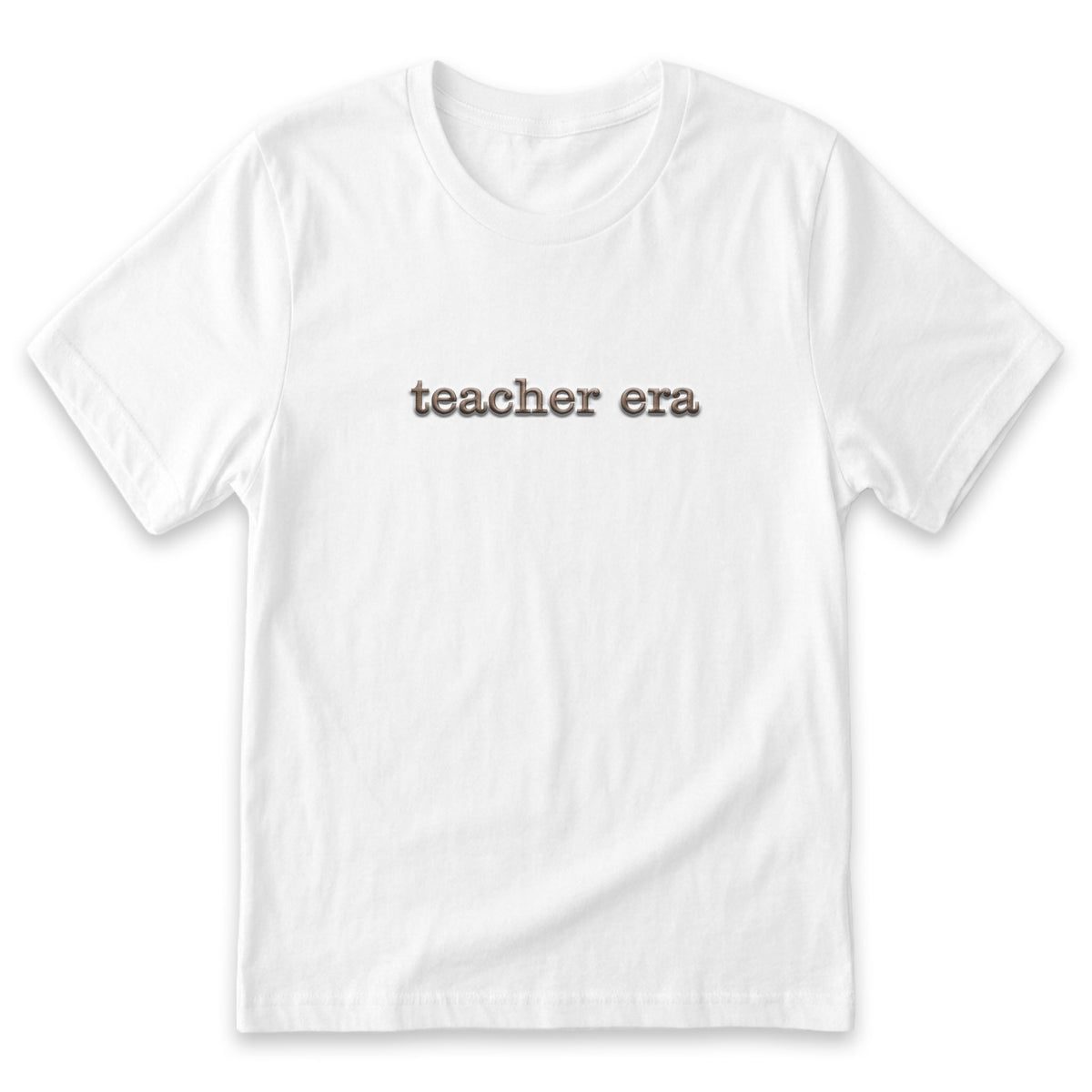 Teacher Era T-Shirt | Custom Embroidered Back to School Gift W216