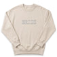 Embroidered Matching Wedding Party Sweatshirt | W 212 213 214 220