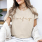 Custom Wifey T-Shirt | Embroidered 100% Cotton Bridal Tee Women 117