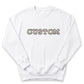 Custom Block Letter Sweatshirt | Classic Embroidered Adult Crewneck X15