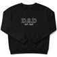 Custom Date Dad Sweater | Embroidered Father's Day Gift X24