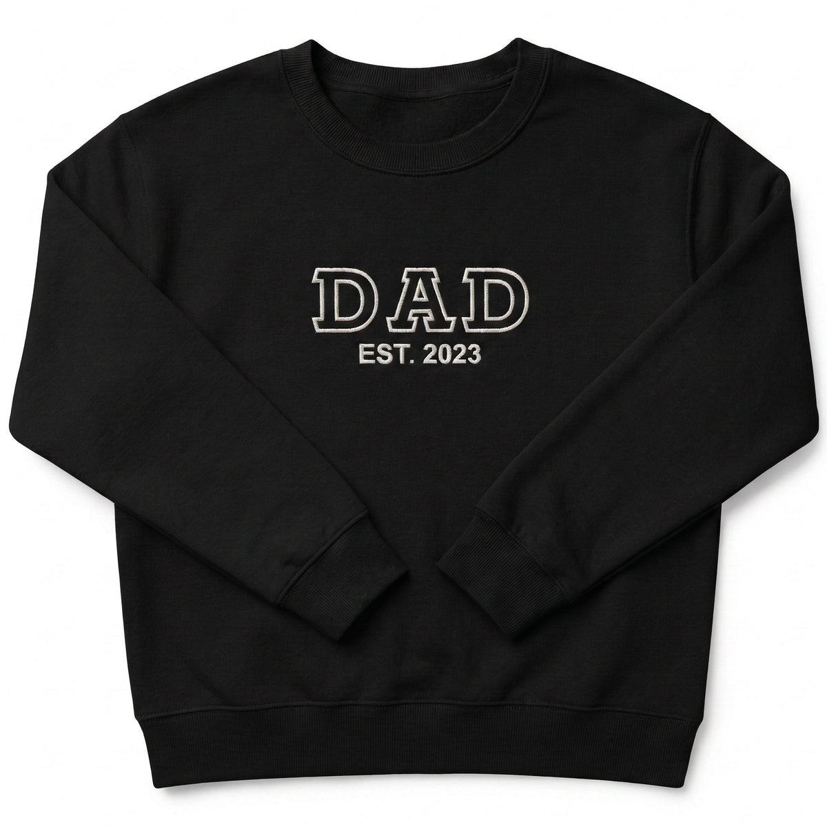 Custom Date Dad Sweater | Embroidered Father's Day Gift X24
