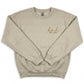 Dad Personalized Date Sweatshirt | Custom Embroidered Baby Reveal X27
