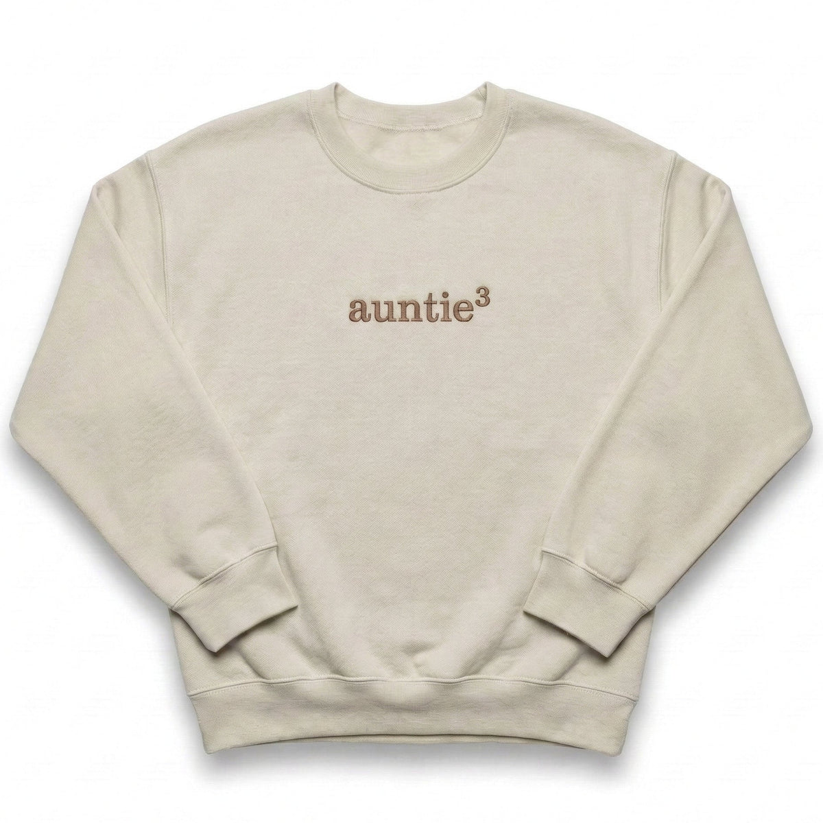 Personalized Auntie Squared Sweatshirt | Custom Embroidered Top X29