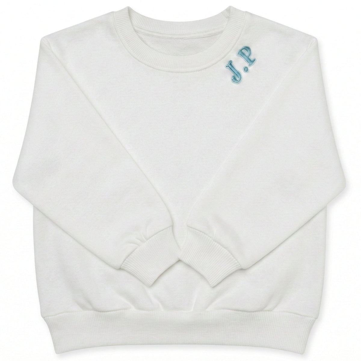 Personalized Initials Kids' Sweater | Custom Embroidered Crewneck x52