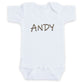 Personalized Baby Name ONESIES® | Custom Baby Shower Embroidery Z17
