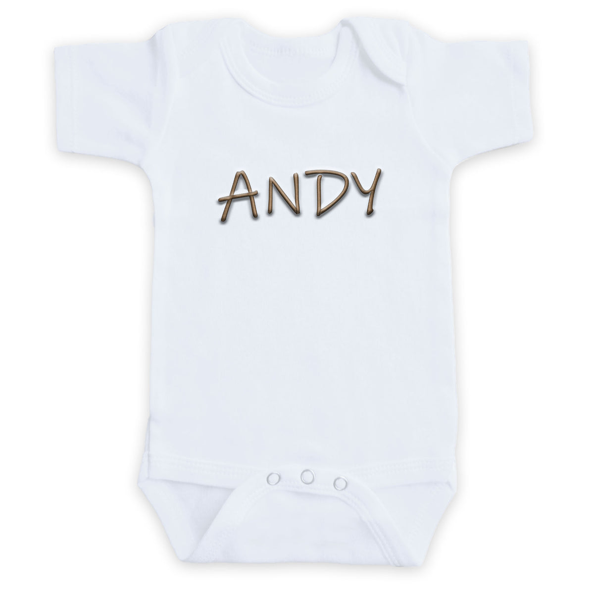 Personalized Baby Name ONESIES® | Custom Baby Shower Embroidery Z17