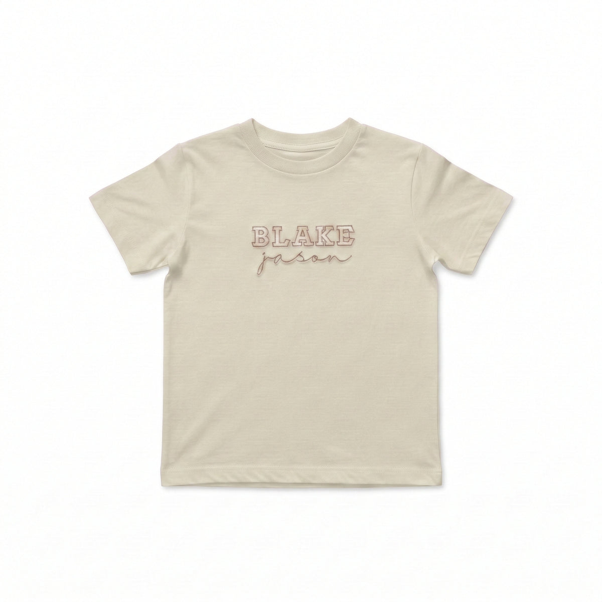 Personalized First and Middle Name T-Shirt  | Custom Embroidered Clothing Z183