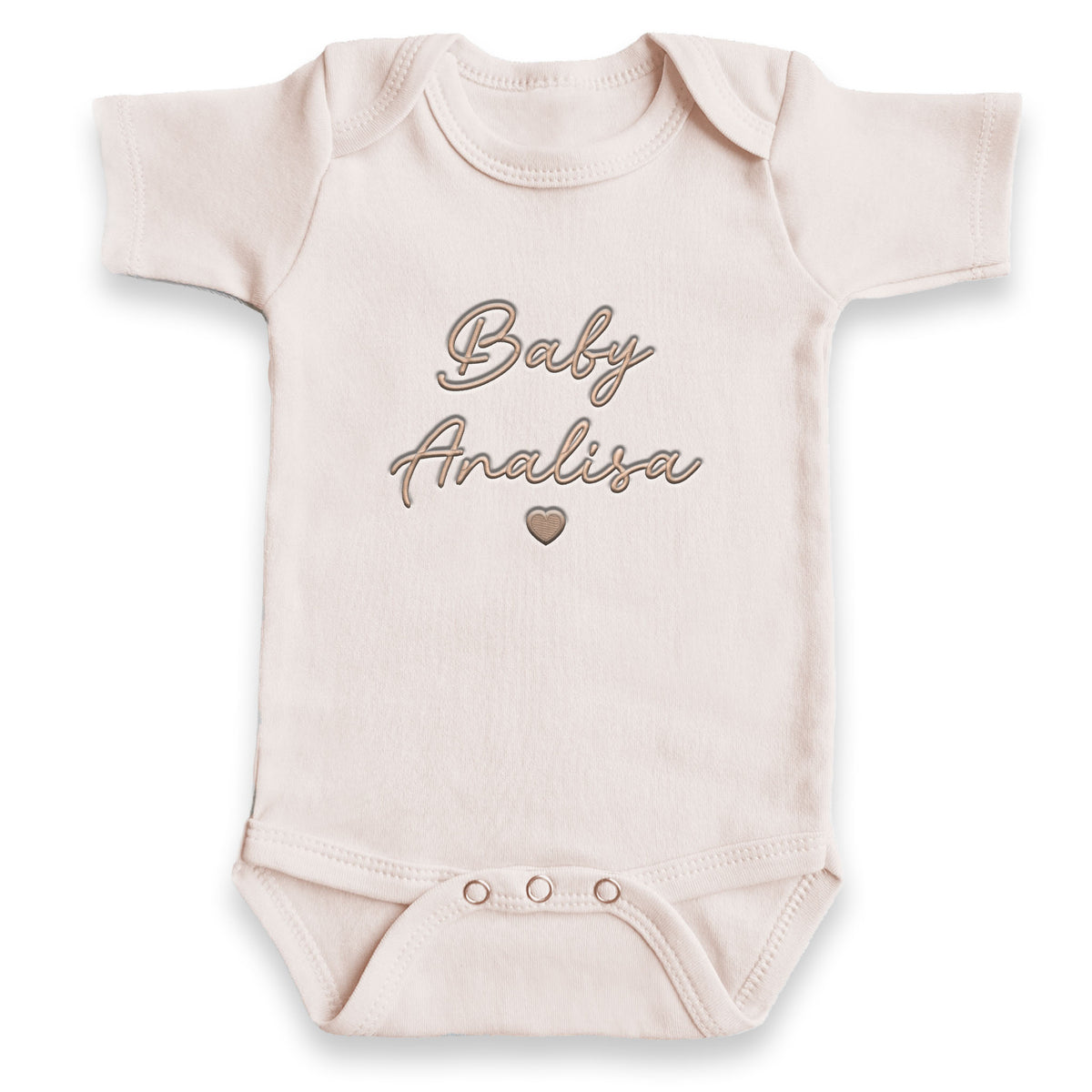 Personalized Name ONESIES® | Cute Custom Baby Bodysuit Embroidery Z187