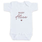 Personalized Baby Name ONESIES® | Custom Going Home Gift Embroidery Z188
