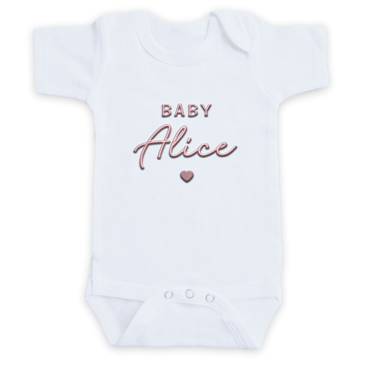Personalized Baby Name ONESIES® | Custom Going Home Gift Embroidery Z188