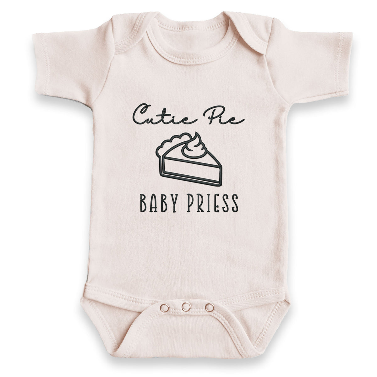 Personalized Cutie Pie ONESIES® | Custom Embroidered Baby Name Z197
