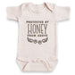 Custom Protected By Our Pet From Above ONESIES® | Dog Name Embroidery Z198