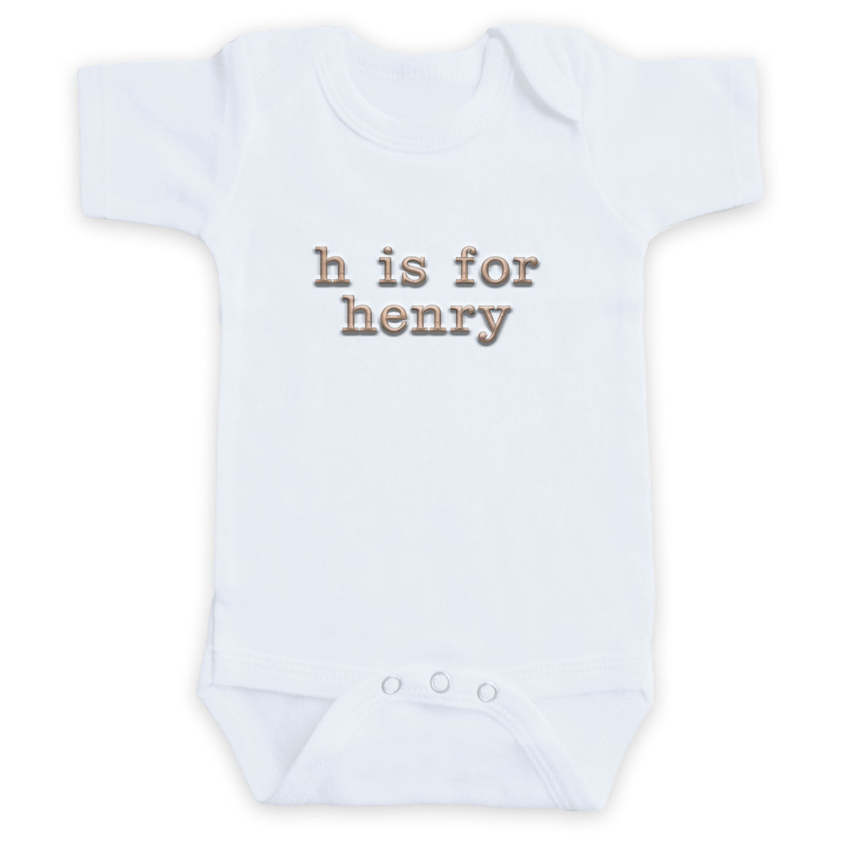 Personalized Name ONESIES® Bodysuit | Custom Baby Reveal Embroidery Z19