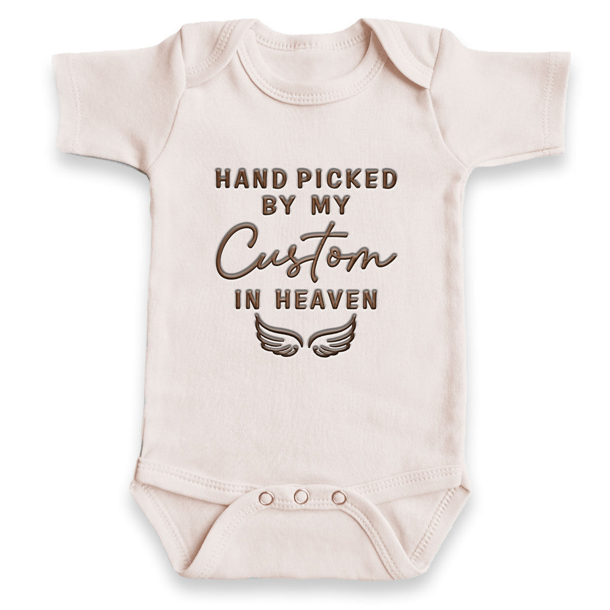 Hand Picked by my [Custom] ONESIES® | Personalized Embroidery Z202