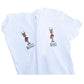 Custom Reindeer Kids' Christmas T-Shirt | Embroidered Name Z216