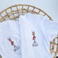 Custom Reindeer Kids' Christmas T-Shirt | Embroidered Name Z216
