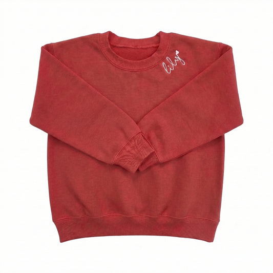 Personalized Name Kids' Sweater | Custom Collar Embroidery Z219