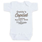 Daddy's Copilot Due Date ONESIES® Bodysuit | Custom Embroidery Z23