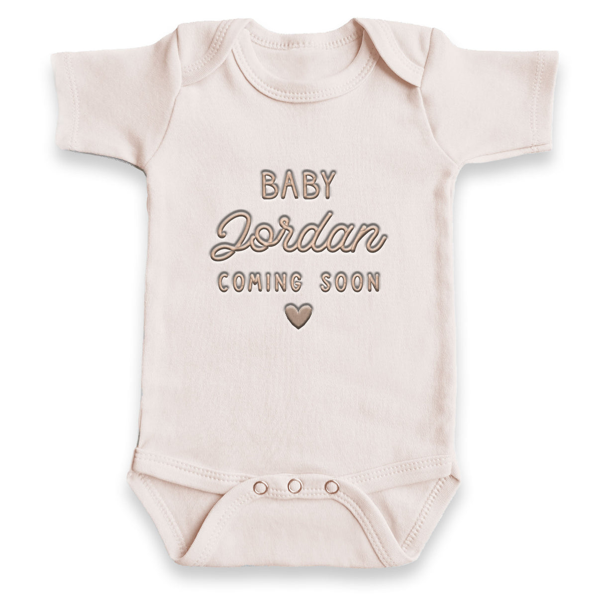 Personalized Name ONESIES® | Custom Embroidered Baby Announcement Z25