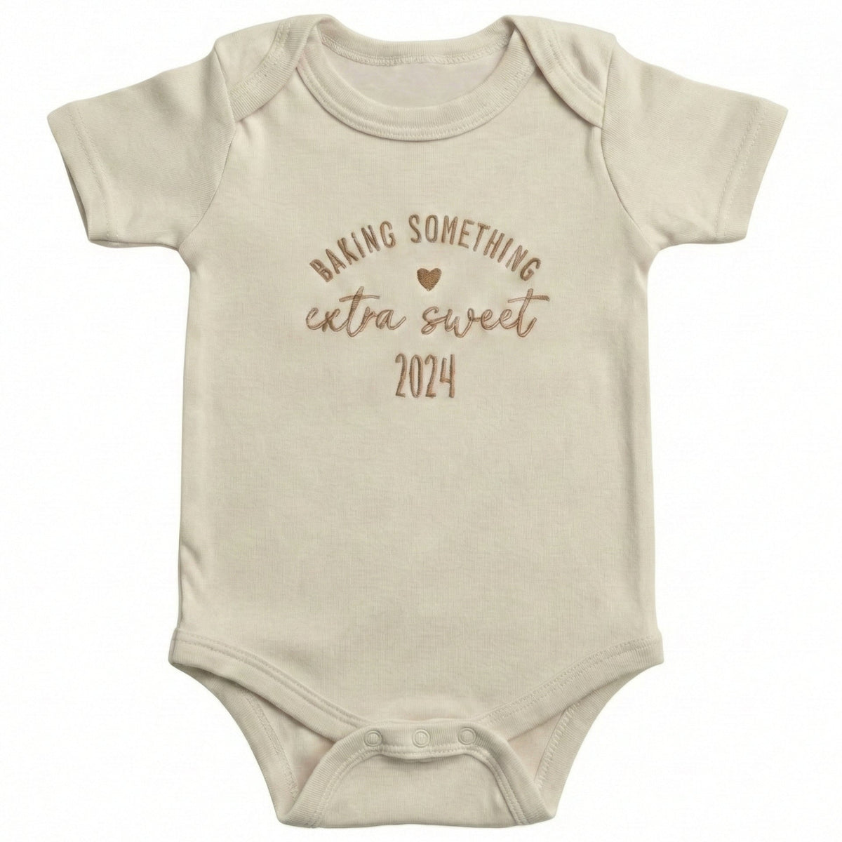 Personalized Something Sweet ONESIES® | Custom Due Date Embroidery Z27