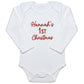 Baby's First Christmas ONESIES® | Custom Embroidered Holiday Gift Z28