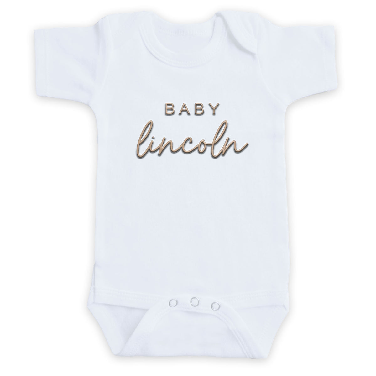 Personalized Baby Name ONESIES® | Custom Embroidered Baby Bodysuit Z2