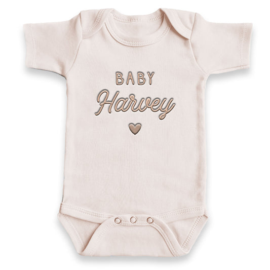 Personalized Baby Name ONESIES® | Cute Custom Embroidered Gift Z30