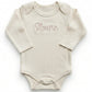 Personalized Name ONESIES® | Custom Embroidered Baby Name Reveal Z35