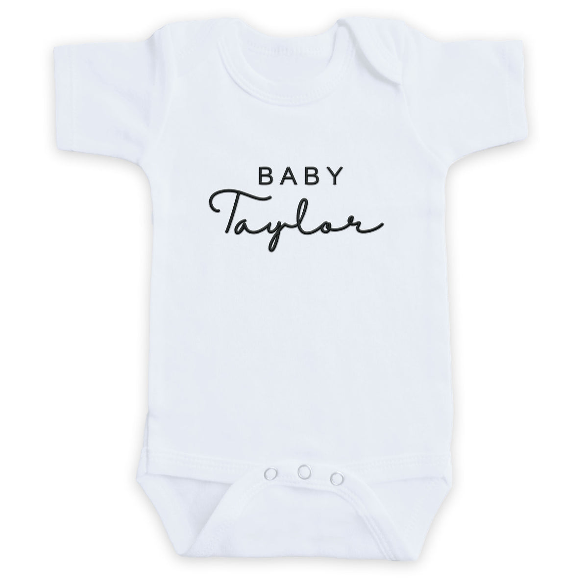 Personalized Name ONESIES® | Custom Baby Shower Gift Embroidery Z43