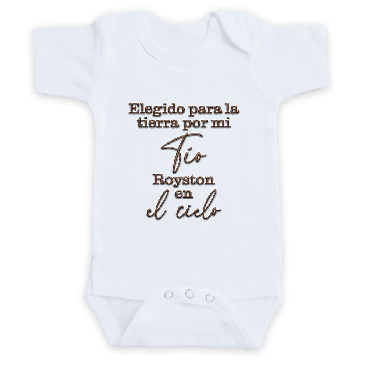 Elegido Para La Tierra ONESIES® Bodysuit | Personalized Embroidery Z46