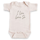 Personalized "I Love" Custom Name ONESIES® | Embroidered Bodysuit Z51